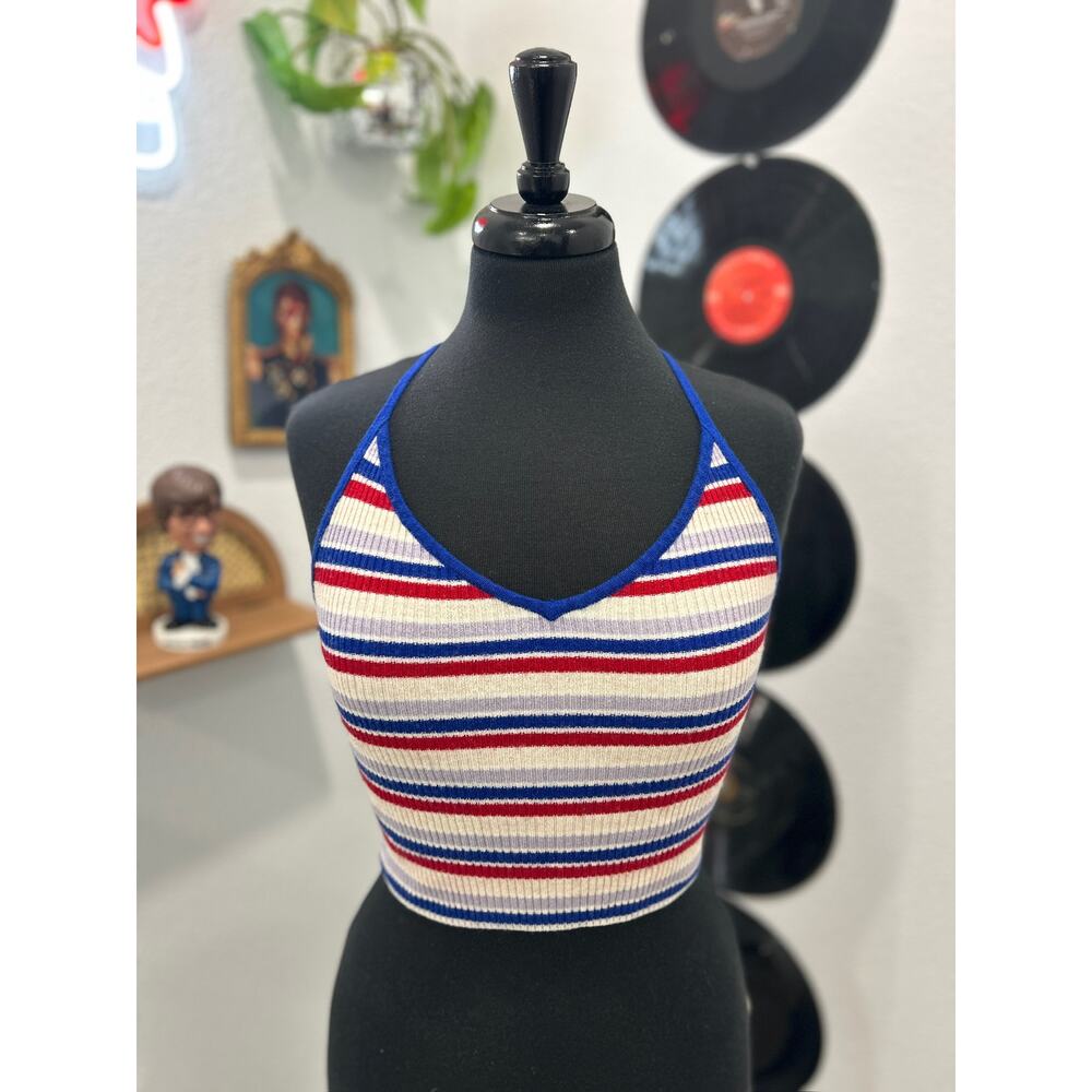 BUNDLE Kendall & Kylie Knit Tank + Me to We Striped Tank - Size Small